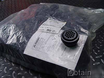 100 ea. amp cpc connector plug assembly, 19-pin