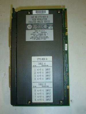 Allen bradley 1771-niv | hi res analog input *lnc*