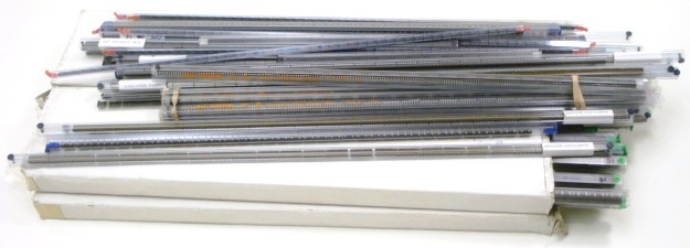 Lot of 19LBS of electronic components in tubes