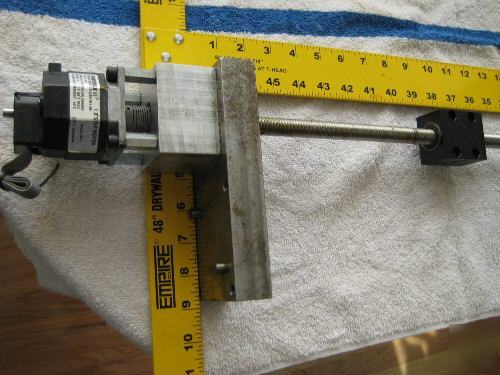 Ball screw & nut powermax ii steper motor and bearing