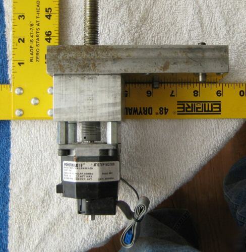 Ball screw & nut powermax ii steper motor and bearing