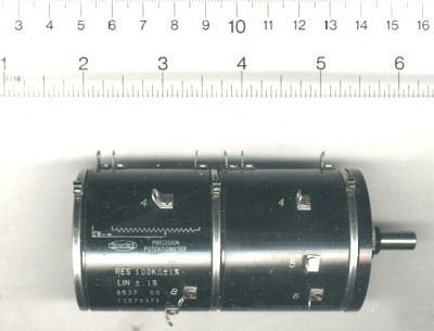 Dual precision 100K multi-turn potentiomer by spectrol
