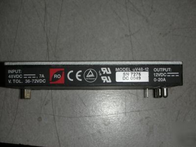 Microverter dc-dc 48V 7A input 12V 20A output
