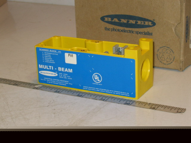 New banner multi-beam 3/4 wire glass fiber sensor SBFV1