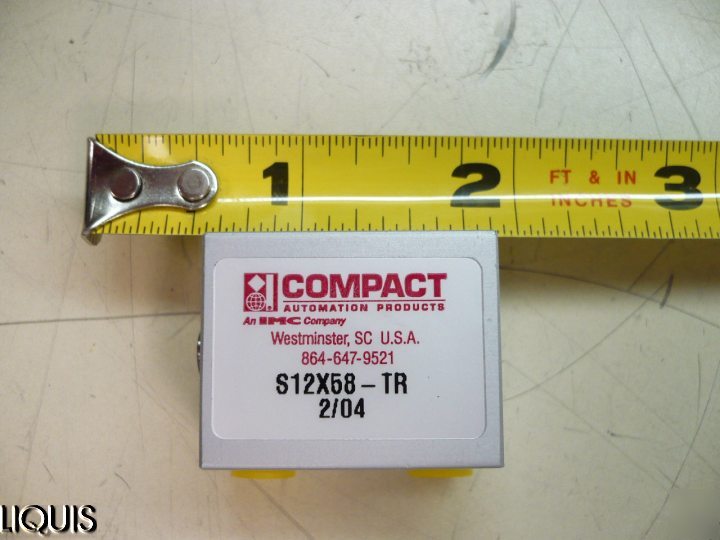 Compact automation single rod cylinder S12X58-tr 