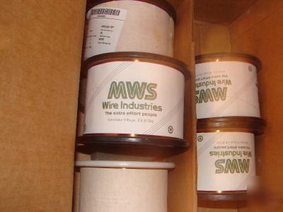 New 9.0 ibs spool mws awg 26 sapt copper magnet wire - 