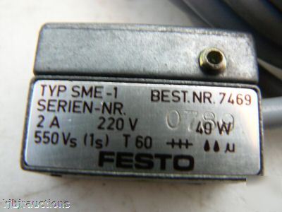 2 festo 7469 sme-1 proximity switches