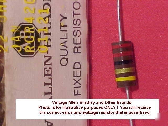 Allen bradley 5% 2W 100K ohm resistor RC42GF104J