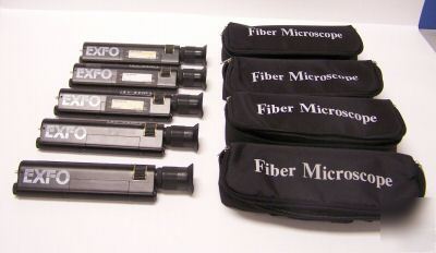 Exfo FOMS200X optical fiber microscope 5 for 1 n/r