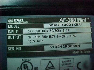 Ge fuji af-300 mini ac 1HP adjustable frequency drive 