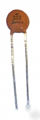 New : 50 x 100N ceramic disc capacitors 25V only 99P