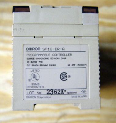 Omron model SP16-dr-a mini programmable controller