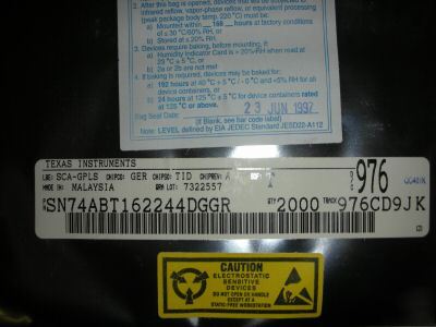 SN74ABT162244DGGR 16 bit buffer/driver - ti - 2K reel