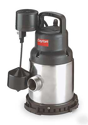 Submersible stainless steel sump pump