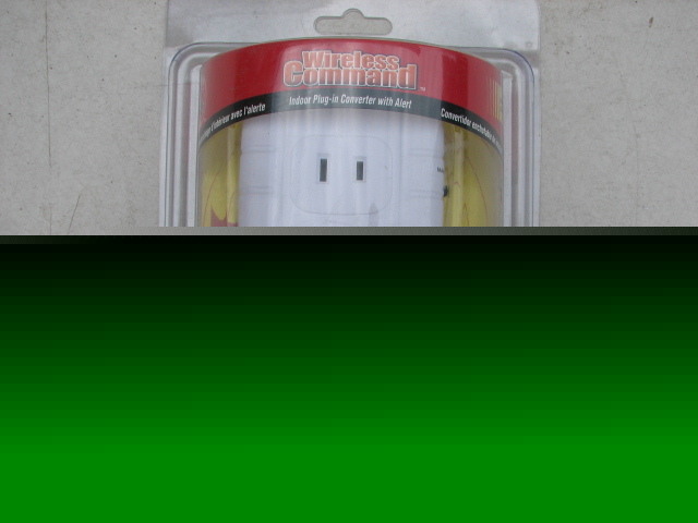 Wireless command indoor plug-in converter with alert