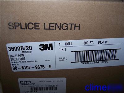3M wire round discrete 20C shld twst beige 28 awg