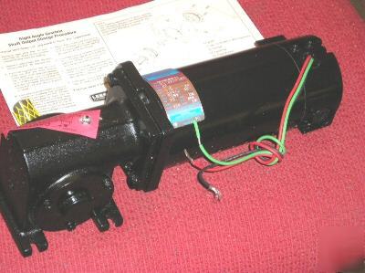 Leeson - 1/4HP-90VDC motor w/integral gearhead-125 rpm 