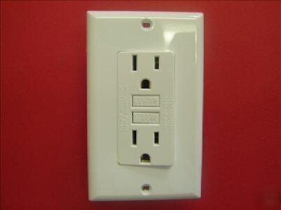 Safety plus 15 amp white gfci receptcle SP15 (50 units)