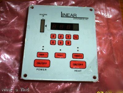 Linear dynamics heater controller timer