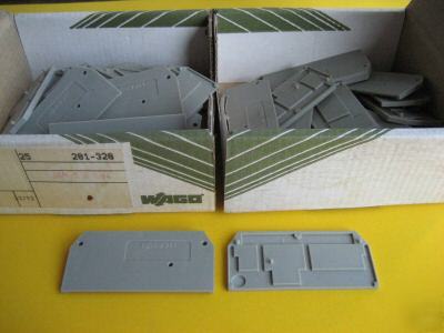 New wago end plate for terminal block 281-328 qty: 40 