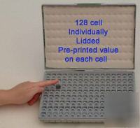 481 values X20 1% 1206 resistor kit w/ 4 enclosures 