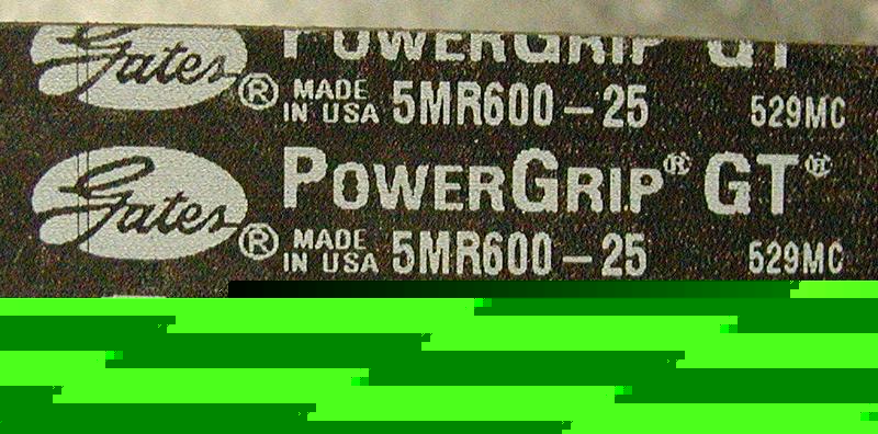 Gates powergrip gt belt 5MR-600-25 9390-8120 nos
