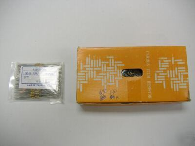 Lot of 600 _ carbon film resistors 150K ohm, 1/4 w, 5%