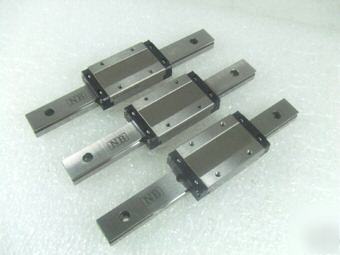Nb linear ball bearing slide rail 1 block 4 cnc router