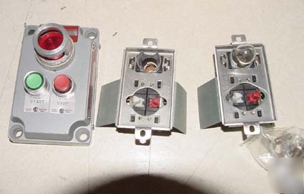 New killark explosion proof push button station 