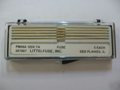 5PCS p/n 267007 ; very fast acting subminiatr pico fuse