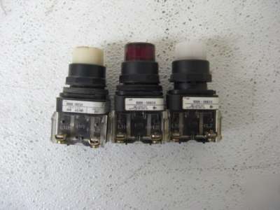 Allen-bradley 800H-QRT24 push buttons lot of 3
