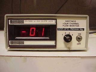 Hastings #pr-4A four channels flow monitor