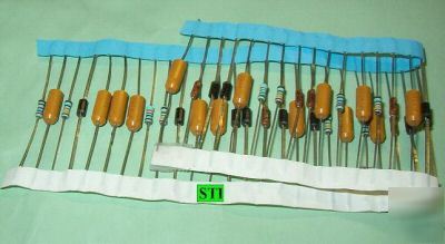 Hobby kit resistors, 1N4002 diodes, capacitors - bonus
