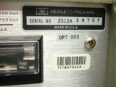 Hp 4935A transmission test set option 003