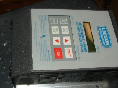 Leeson ac motor control drive inverter 174920 nnb 1HP