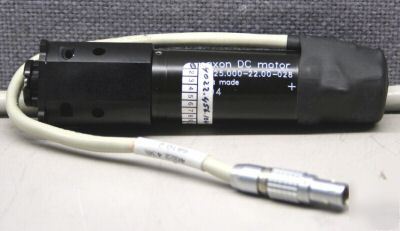 Maxon dc motor & tachometer 118748 / 118909 asml
