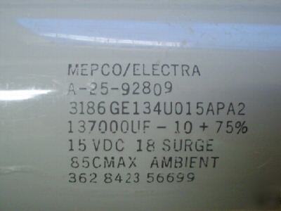 New 1 mepco 15V 137000UF computer grade capacitor 