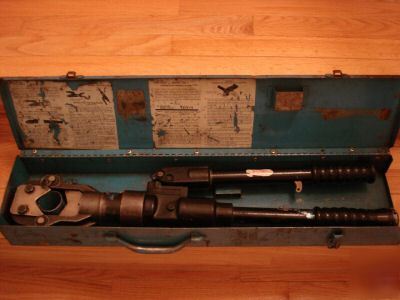 Penn-union dieless hydraulic crimping tool to 1000 mcm