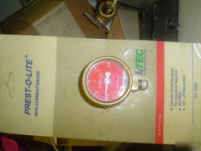 Prest-o-lite replacement gauge 18695 400 psig acetylene