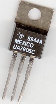 Transistor UA7905C negative voltage regulator