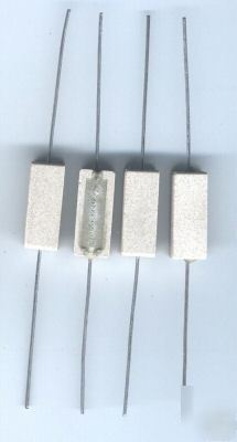 5 watt power resistors 33 ohm lot of 4 made in usa