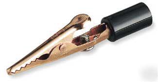 Alligator clip with acetate handle and screw bu-60CHS