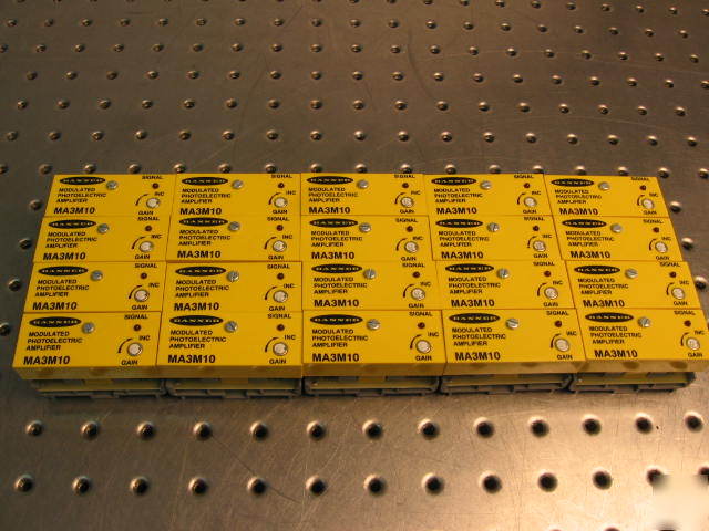 G34007 twenty banner MA3M10 photoelectric amps
