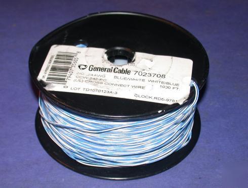 General cable 24AWG bl/wh wire phone network computer