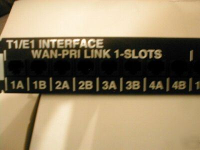 Motorola DS1 interface panel 3 slot 8 ports each 