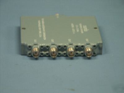 Narda/L3 4321C-4 coaxial power divider, 4WAY, 0.5-2 ghz