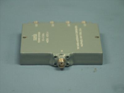 Narda/L3 4321C-4 coaxial power divider, 4WAY, 0.5-2 ghz