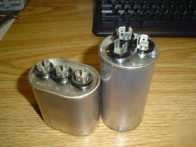 New 1 370V 40/7.5UF a/c dual oval motor run capacitor 