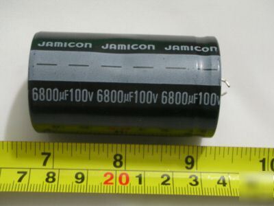 New 1 x 100V 6800UF snap in electrolytic capacitors 