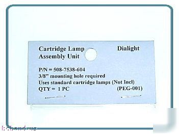 New dialight cartridge lamp assembly unit - -